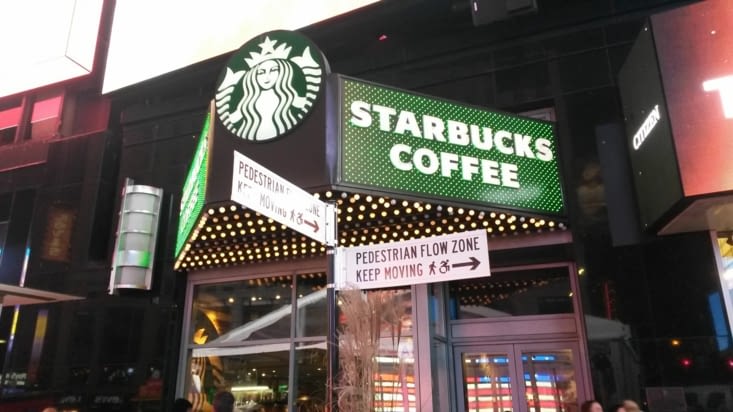 Starbucks de partout, bienvenue aux States !