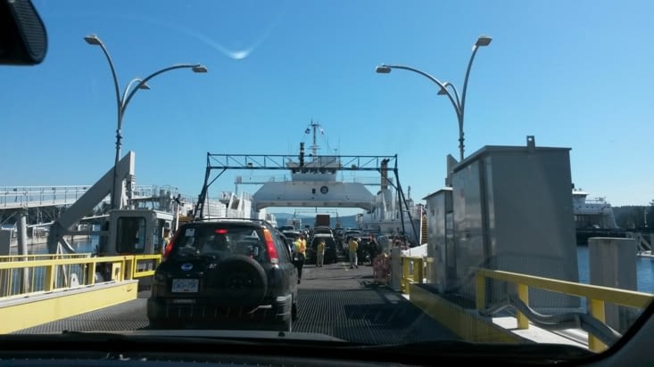 Pour se rendre sur Salt Sping Island, il faut prendre le ferry à Sidney