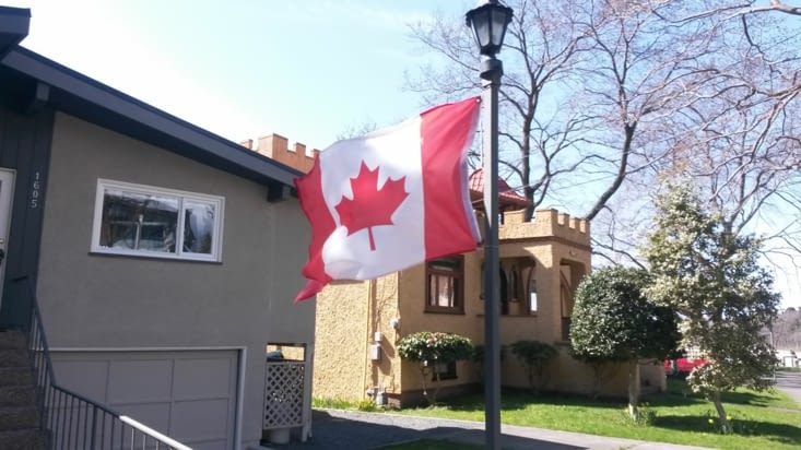 Le drapeau canadien