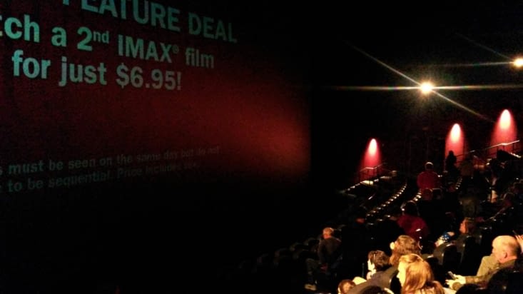 L'IMAX : cinéma 3D, ce jour là sur l'histoire de la musique aux Etast-Unis