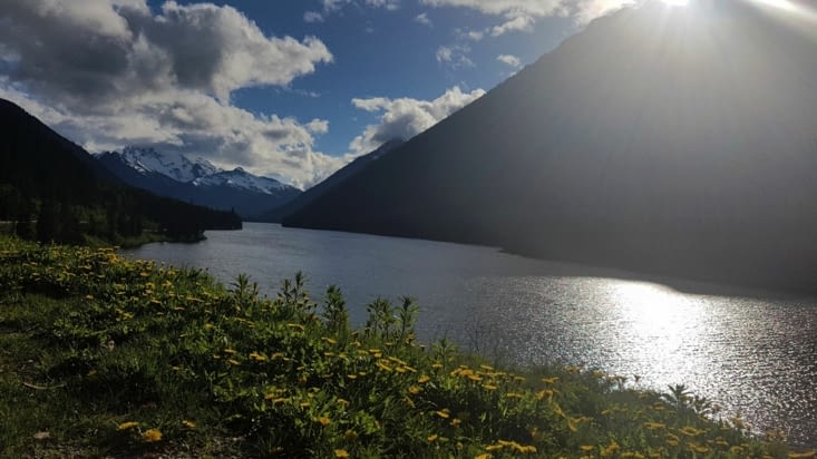 Point de vue vers Pemberton