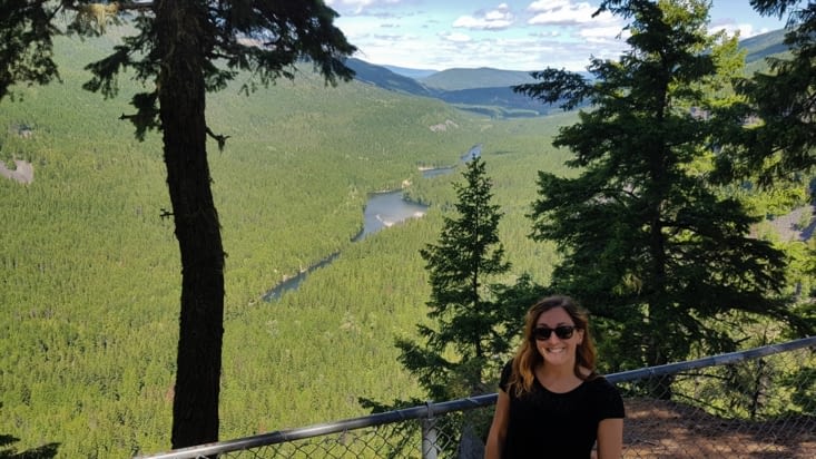 Vue sur Clearwater Valley
