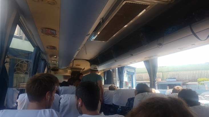 Retour en bus à Varadero