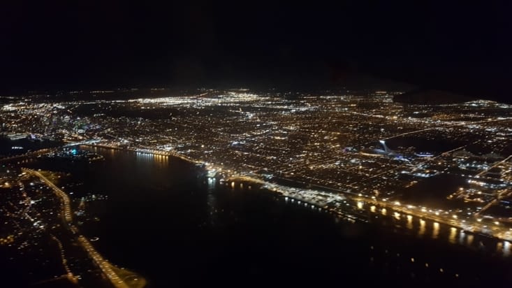 Arrivée à Montreal de nuit