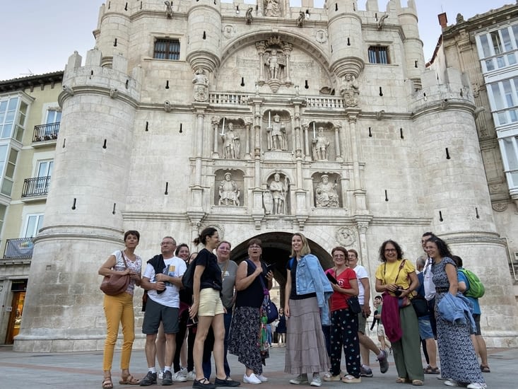 La porte de la place de Burgos