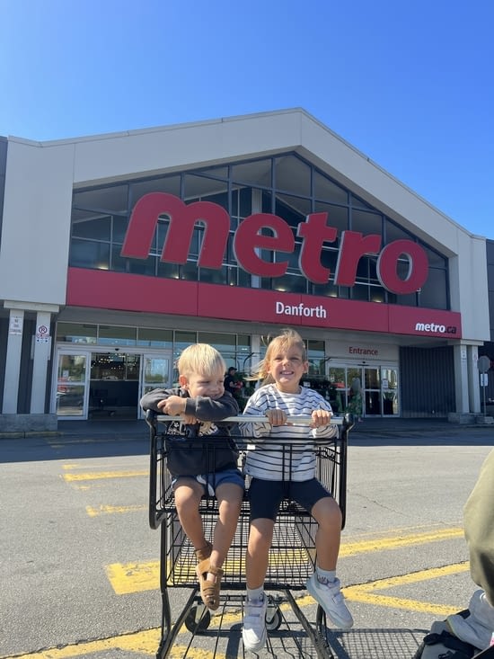 Notre routine du premier jour en voyage : les courses !!
