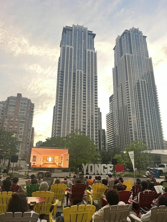 Le ciné plein air !