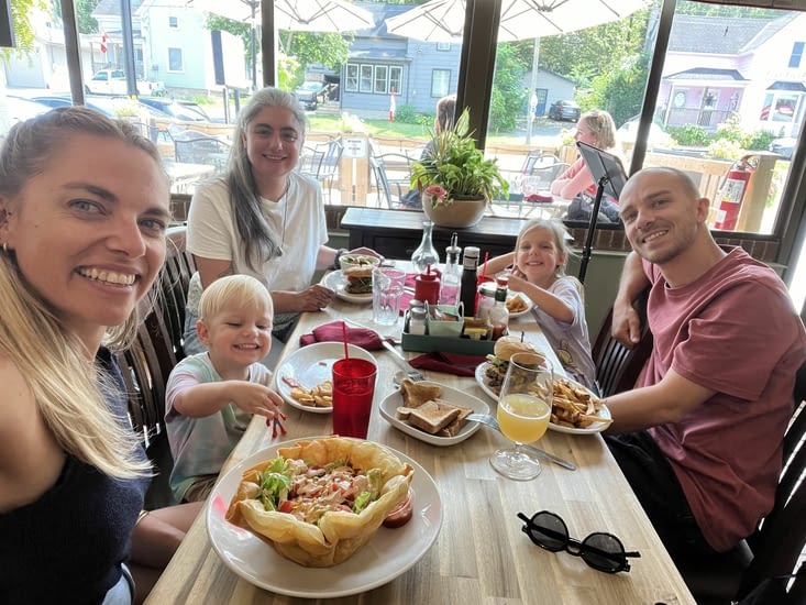 Petit diner en famille