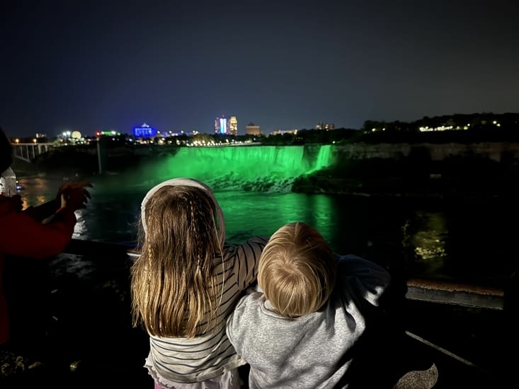 On attend le feu d'artifice...