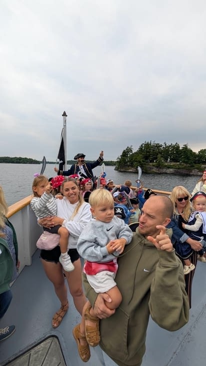 Photo avec le drapeau pirate