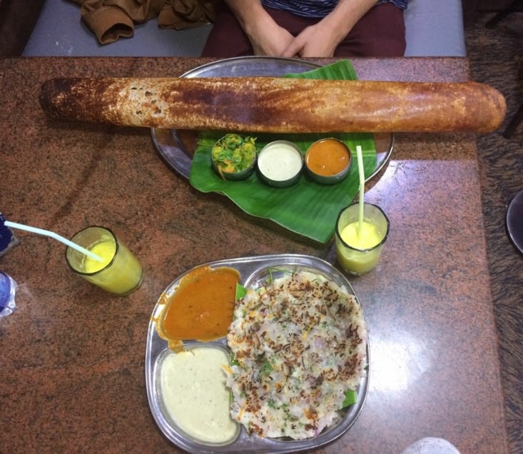 Mysore - repas du soir