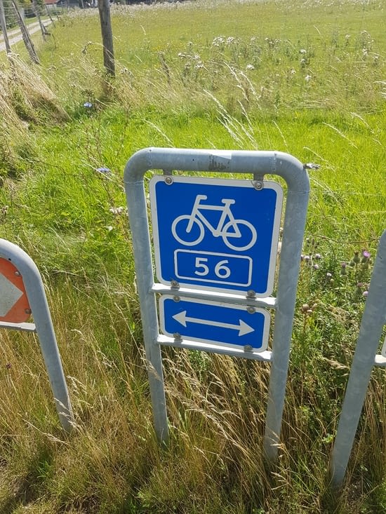 J'ai suivi une partie de la mythique road fifty six de la côte est du Danemark !