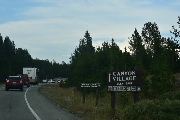 Nuit au Canyon Campground