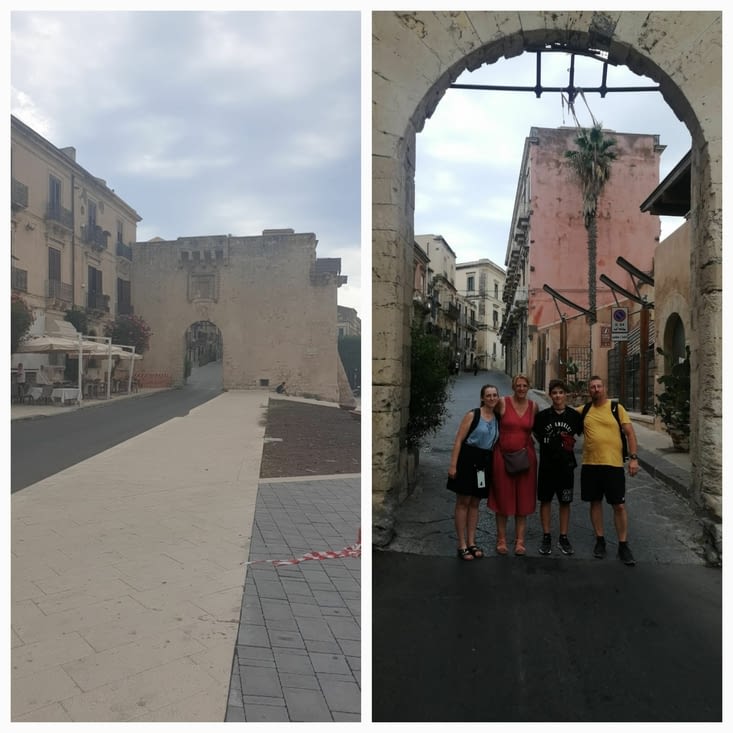 Une des portes de Syracuse