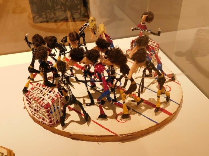 Match de hockey par Alain Landry