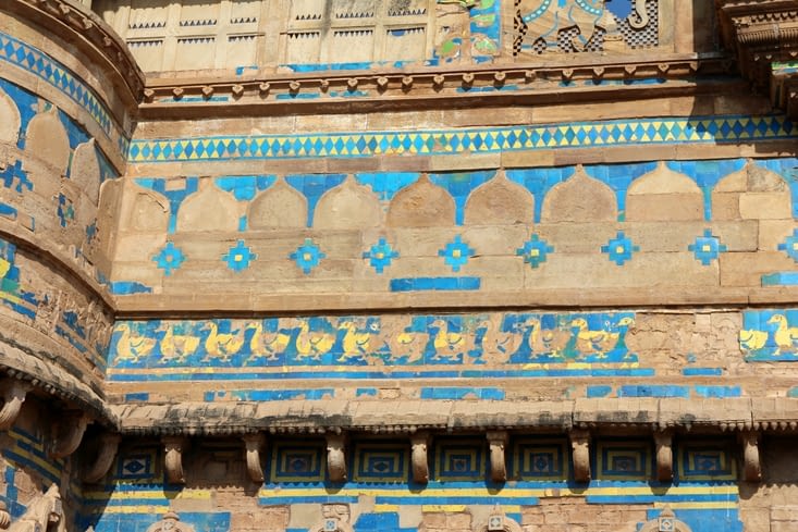 Un détail de la décoration du palais