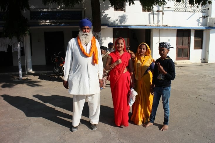 Une famille Sikh
