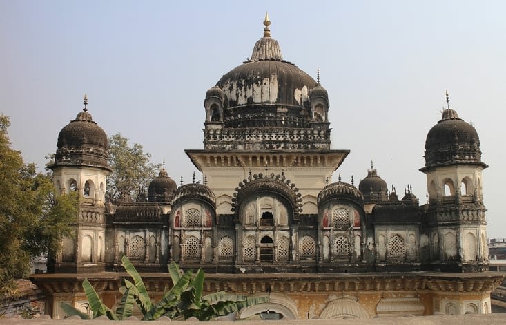 L'ancien palais du Maharaja depuis le restaurant du même nom