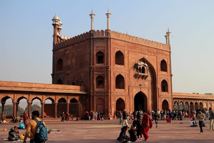 La grande Mosquée de Delhi
