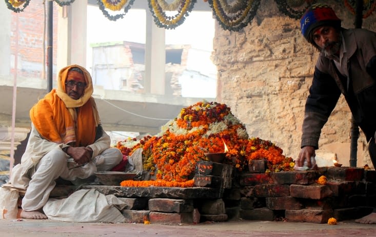 Dans le temple de Mirzapur