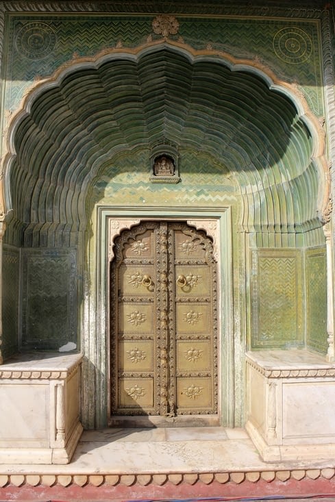 une des très belles portes des cours intérieures