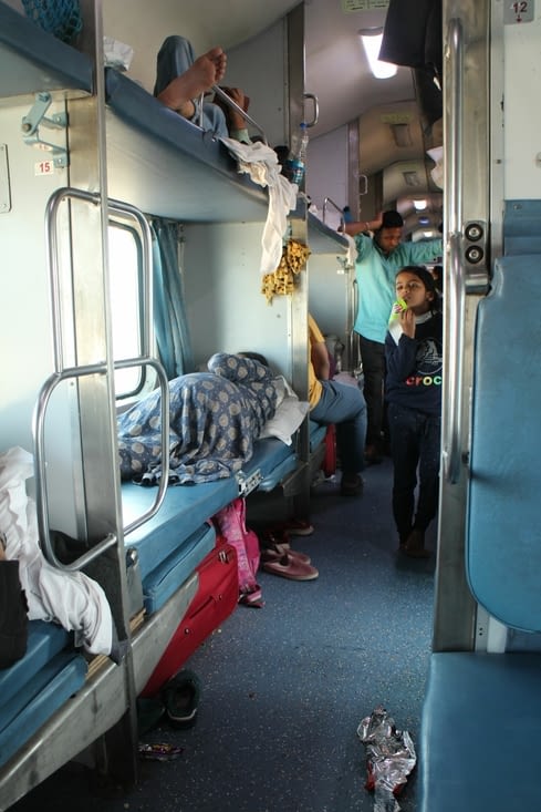 dans le train pour Bikaner