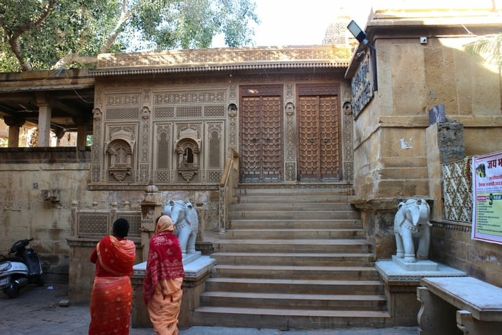 l'entrée du temple de Lakshmi à l'intérieur de la forteresse
