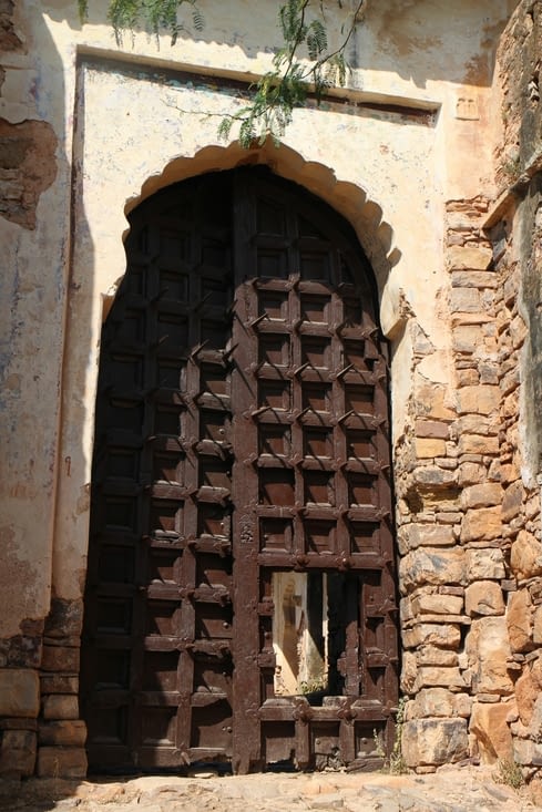 la porte d'entrée du fort