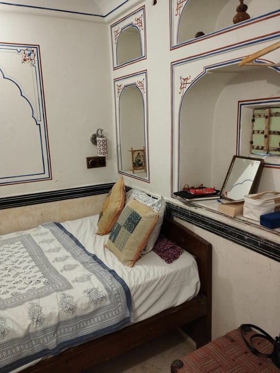 Ma chambre au Jaipur Haveli