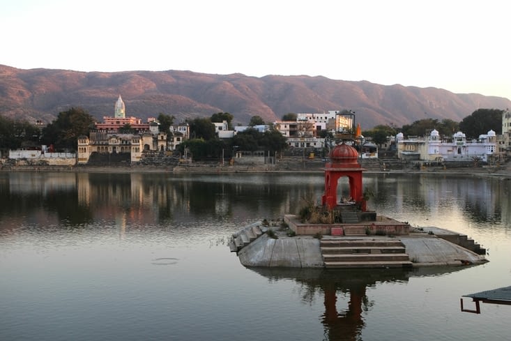 Le lac de Pushkar
