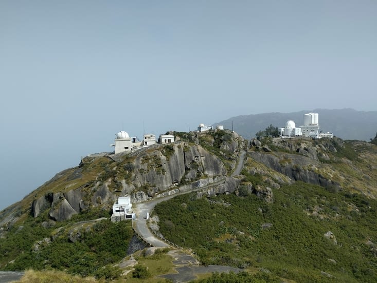 La vue depuis le sommet