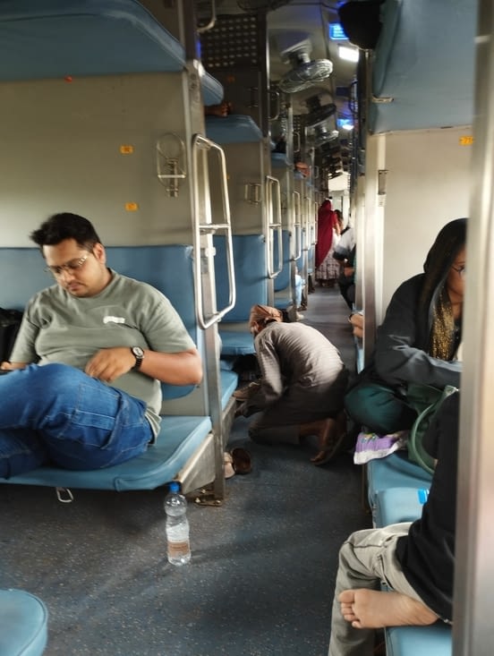 L'intérieur d'un wagon sleeper