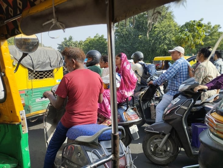 Embouteillages à Ahmedabad