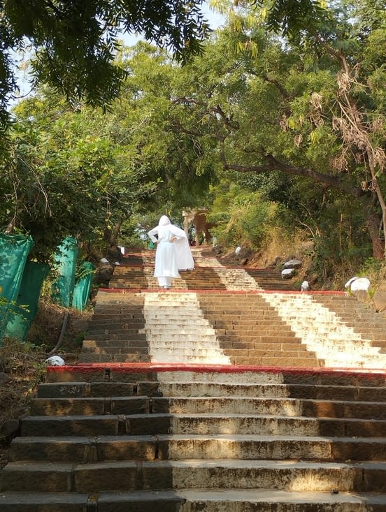 Des escaliers impressionnants mais plutôt faciles
