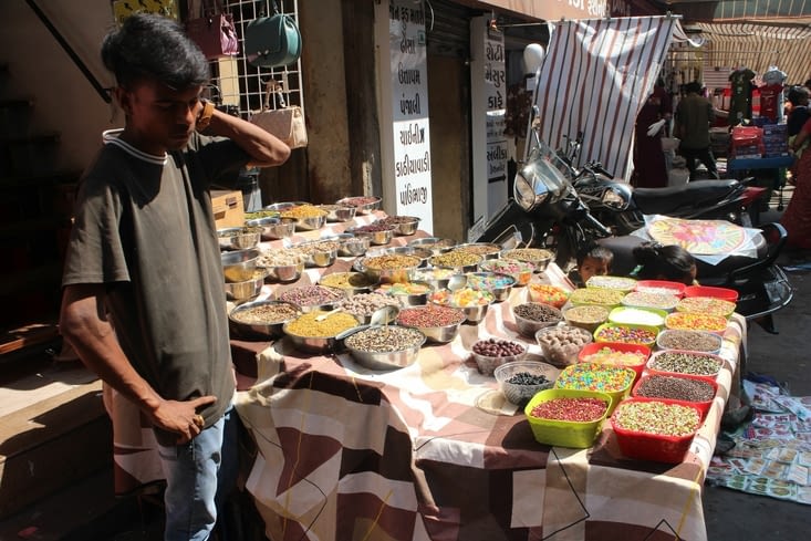 Un étal de friandises