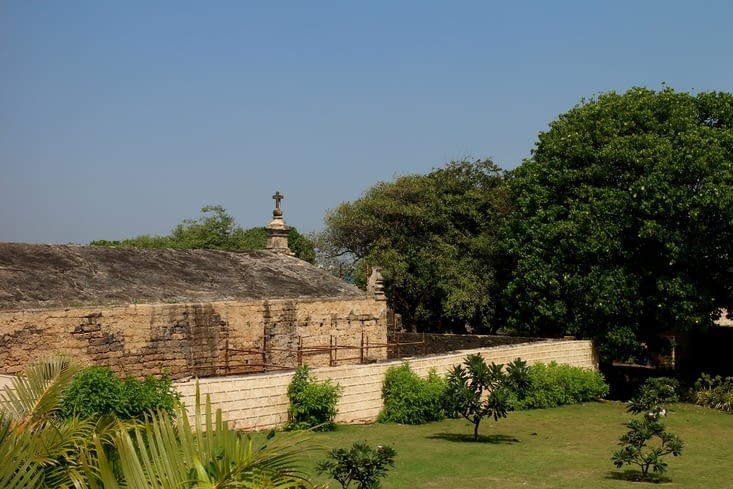 La chapelle en travaux