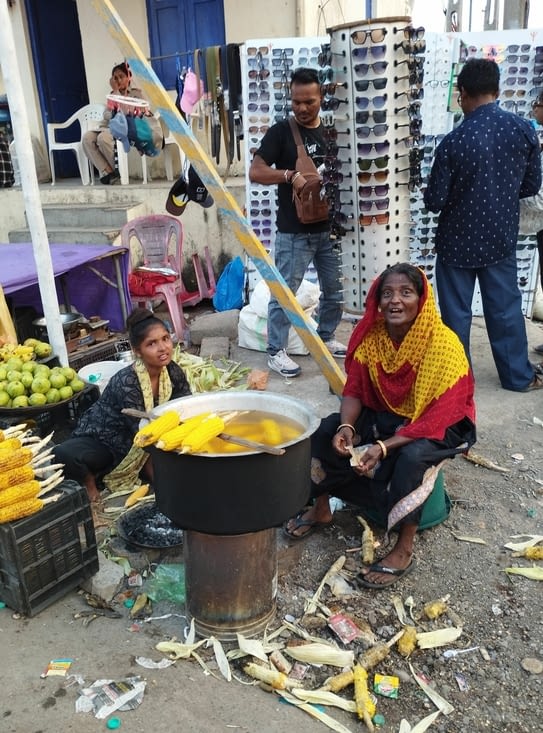 La vendeuse d'épis de maïs