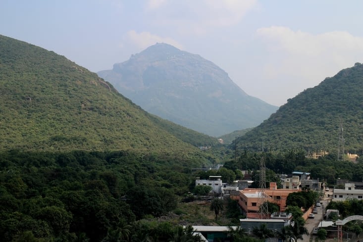 La vue sur le mont Girnar