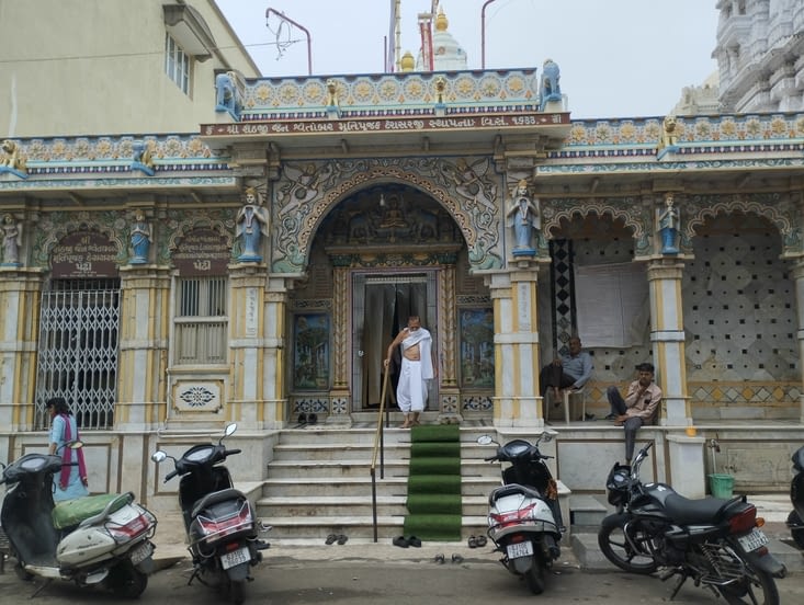 L'entrée d'un des temples