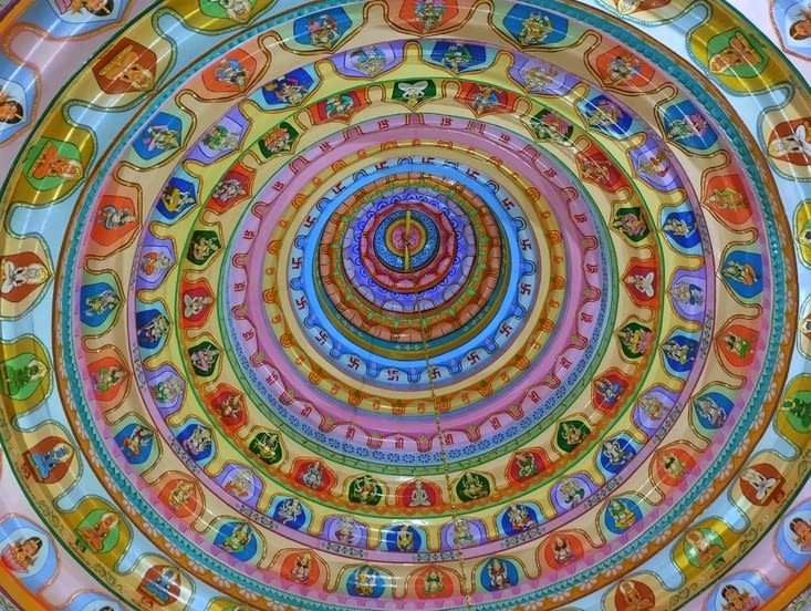 Un décor de plafond