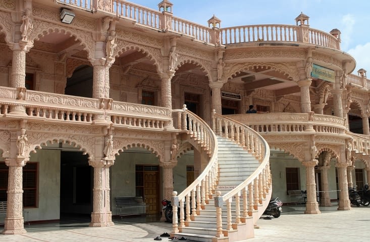 Le temple de Swaminarayan.