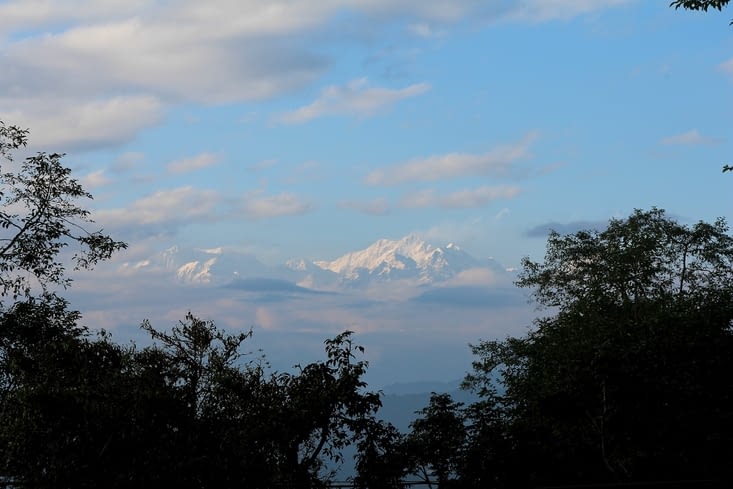 Le Kanchenjunga dans toute sa splendeur