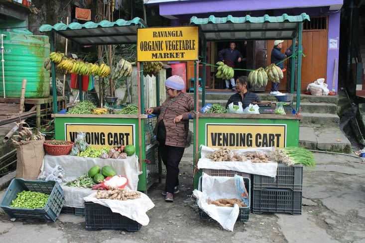 Au marché de Ravangla