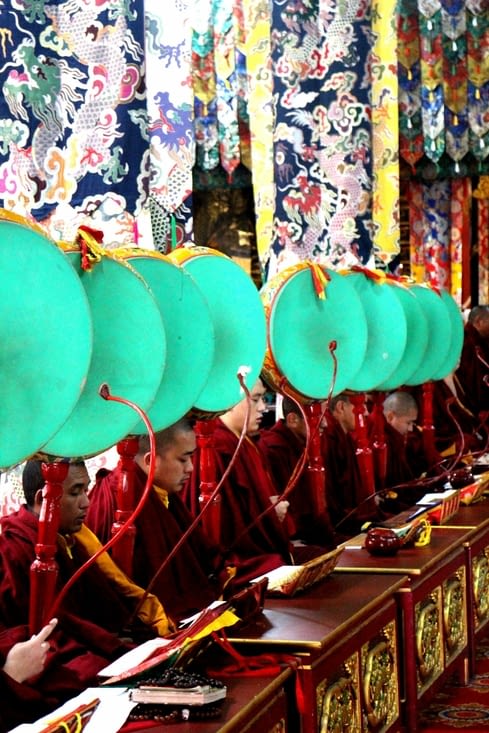 La puja au monastère de Doe-Yon-Kun-Dhen