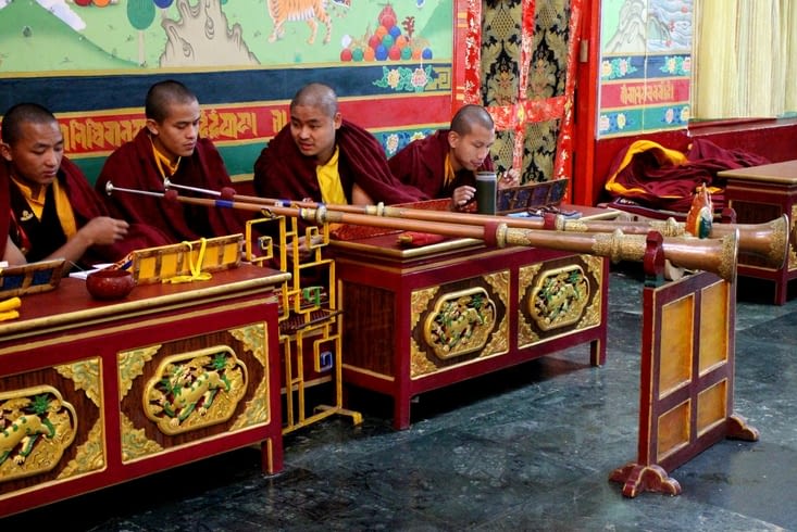 La puja au monastère de Doe-Yon-Kun-Dhen