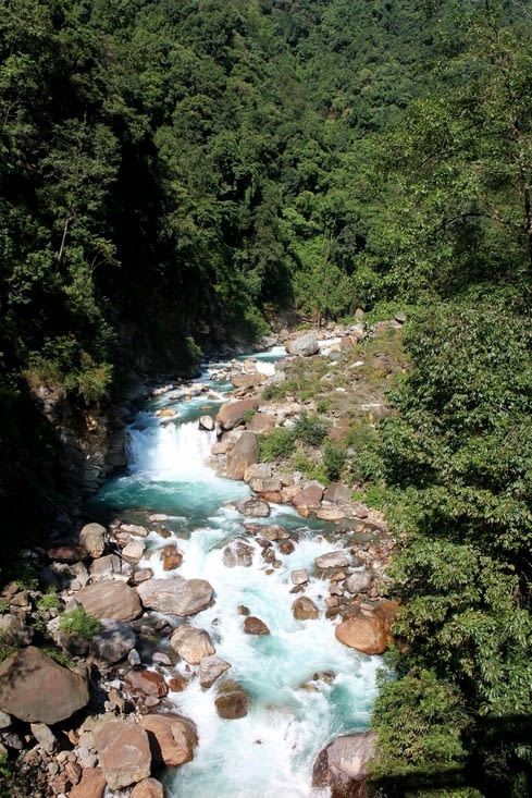 la rivière turquoise