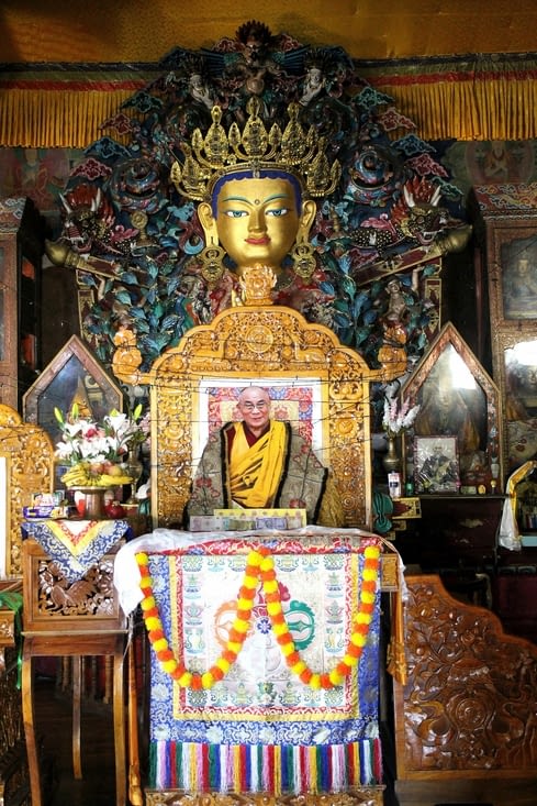 le Boudha du turur et le Dalaï Lama