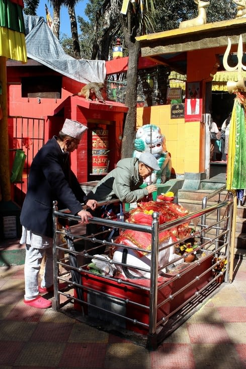 Dans le temple de Mahakala