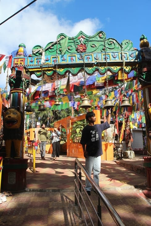 L'entrée du temple de Mahakala