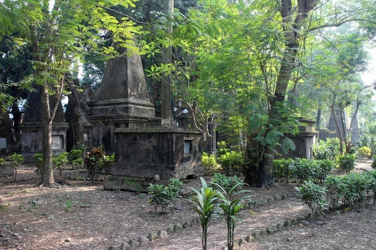 Dans le cimetière anglais